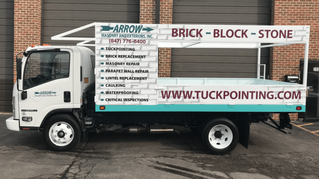 tuckpointing truck