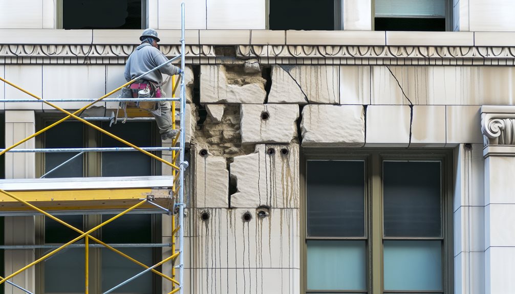 masonry repair in skyscrapers