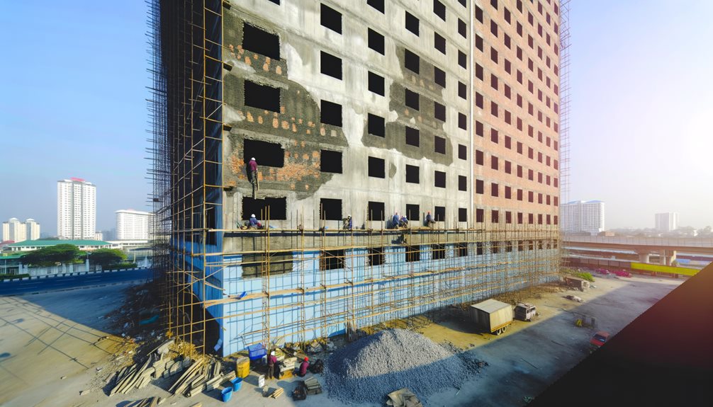 masonry restoration in skyscrapers