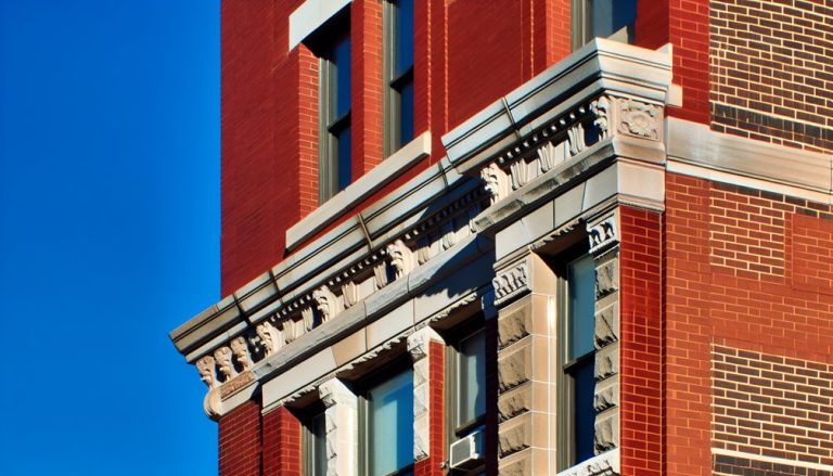 masonry restoration of historic building